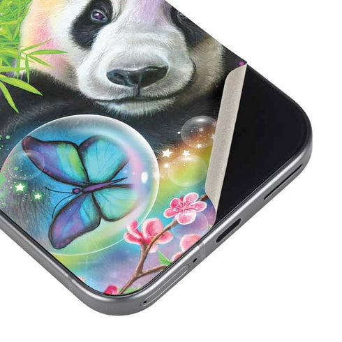 Rainbow Pandas with Butterflies by Sheena Pike Pixel 9 Pro XL Skin